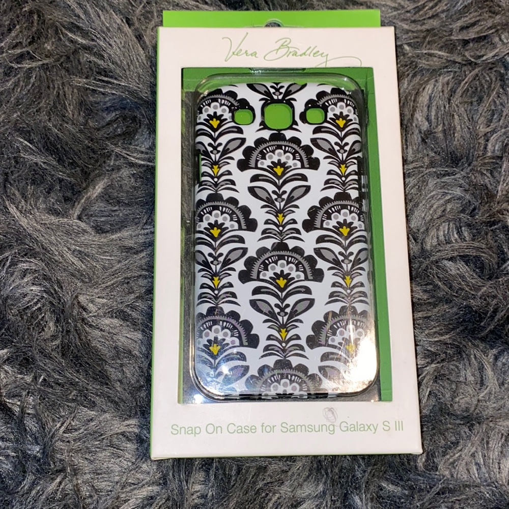 NIB New Vera Bradley snap on cell phone case , Samsung Galaxy S III
